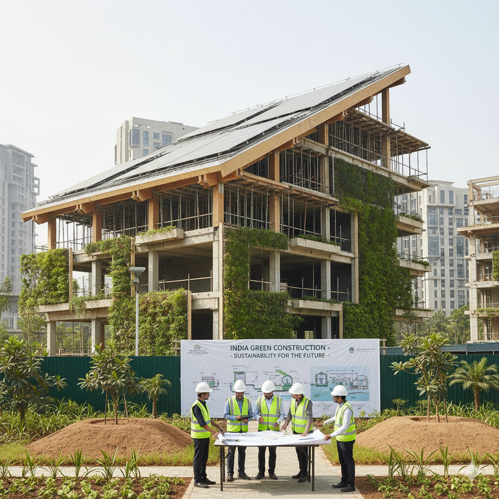 Green building and sustainable construction in India